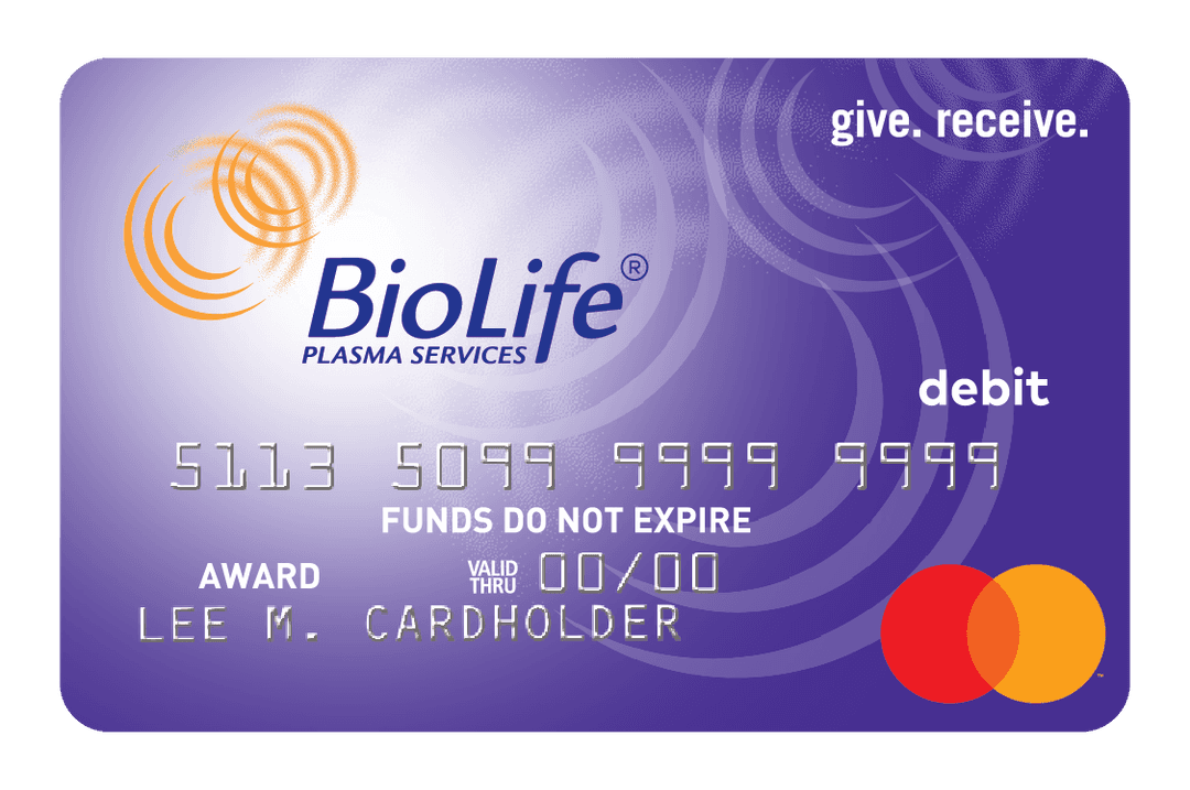 BioLife Debit Card
