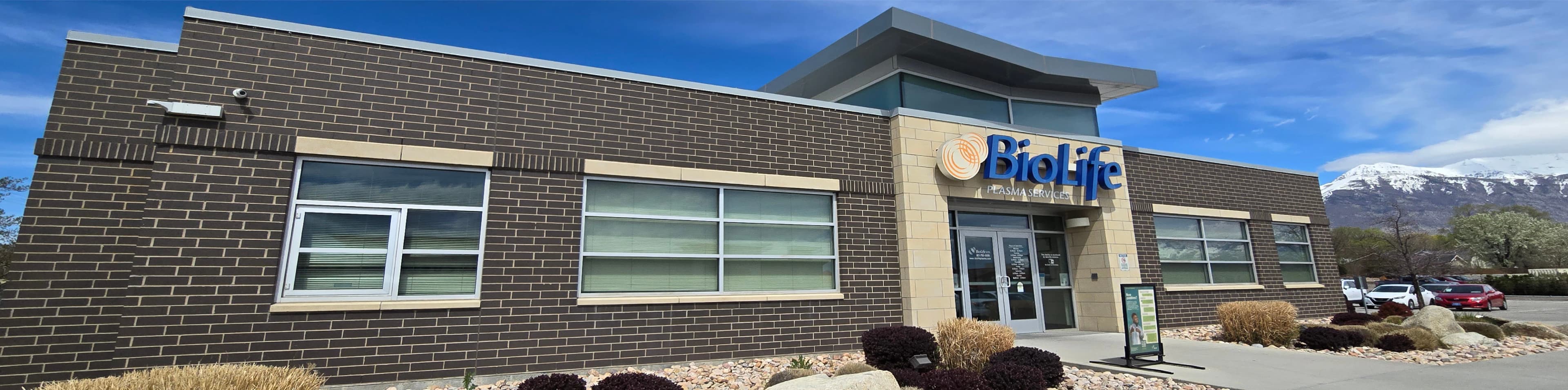 Edificio del Centro de Plasma de BioLife en American Fork, Utah