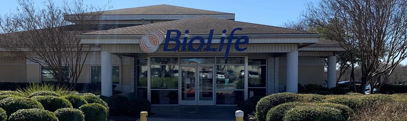 Edificio del Centro de Plasma de BioLife en Austin, Texas