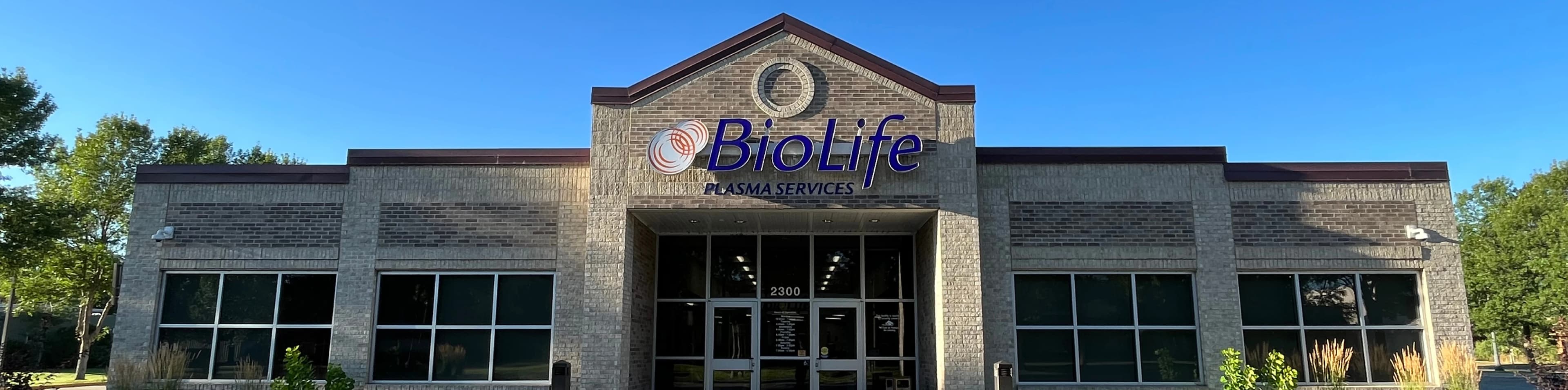 Edificio del Centro de Plasma de BioLife en Billings, Montana