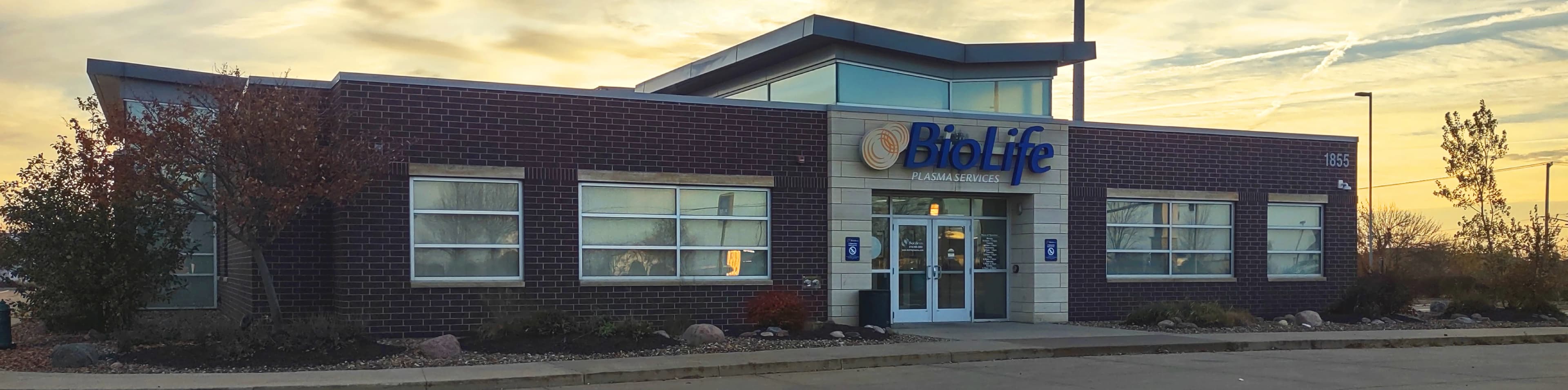 Edificio del Centro de Plasma de BioLife en Cedar Rapids - Edgewood, Iowa