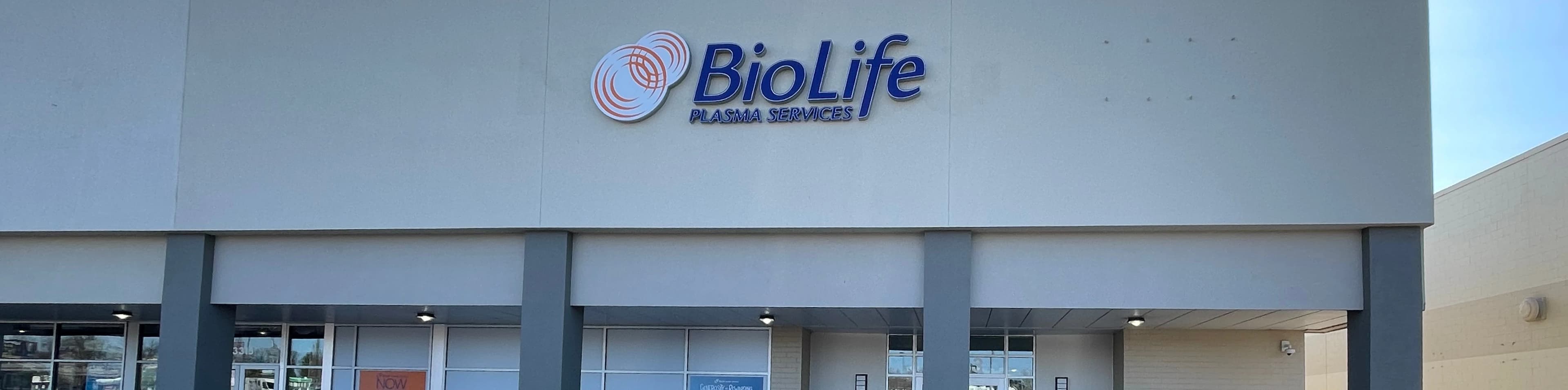 Edificio del Centro de Plasma de BioLife en Des Moines, Iowa