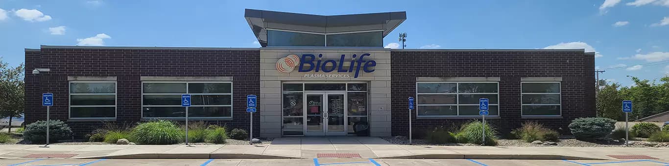 Edificio del Centro de Plasma de BioLife en Fort Wayne - Getz, Indiana