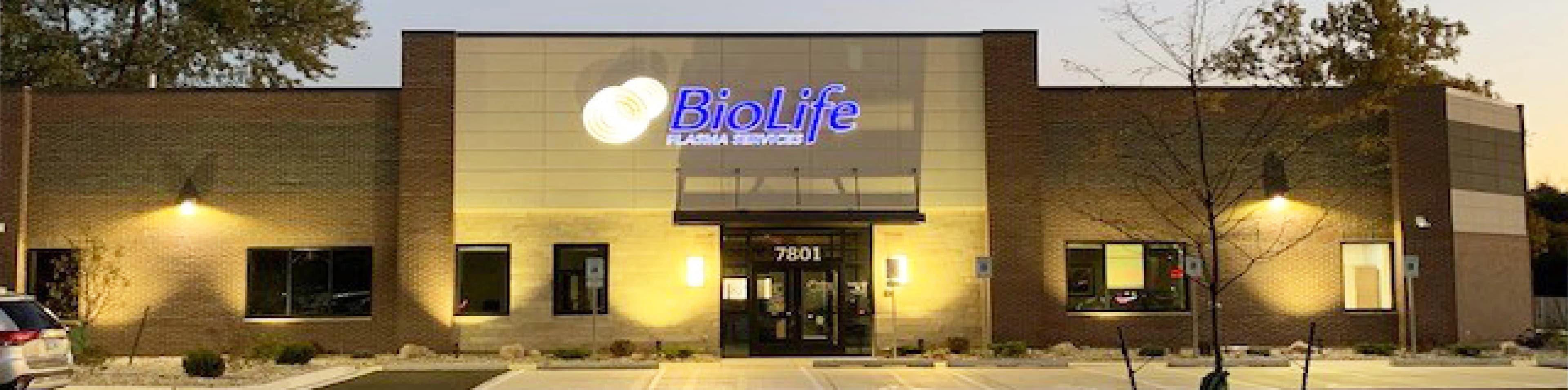 Greenfield, Wisconsin BioLife Plasma Center Building