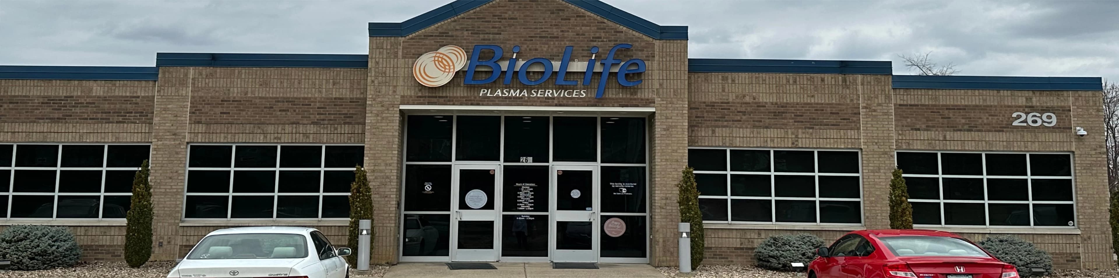 Edificio del Centro de Plasma de BioLife en Harrisonburg, Virginia