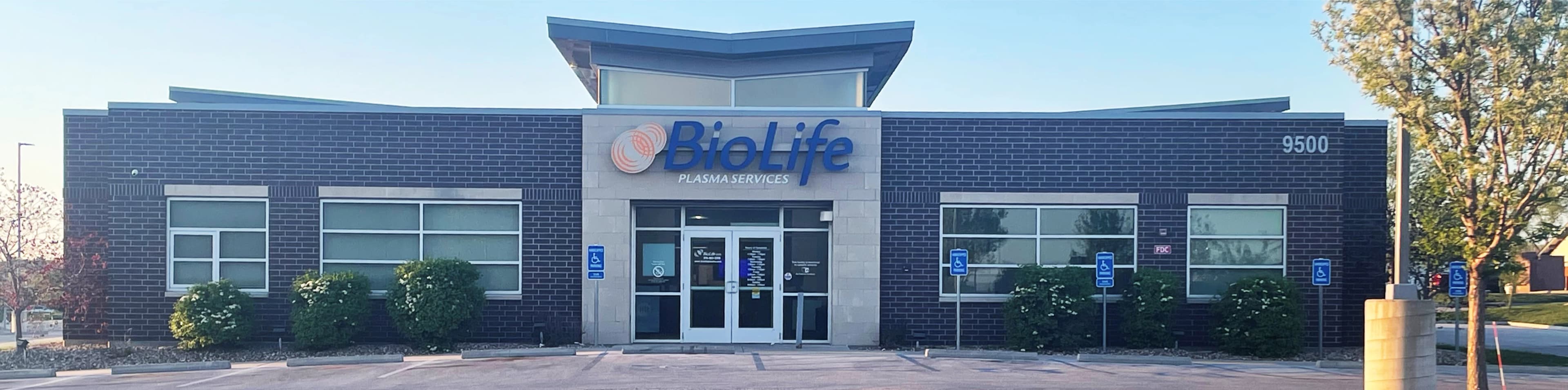 Edificio del Centro de Plasma de BioLife en Kansas City - Liberty, Missouri