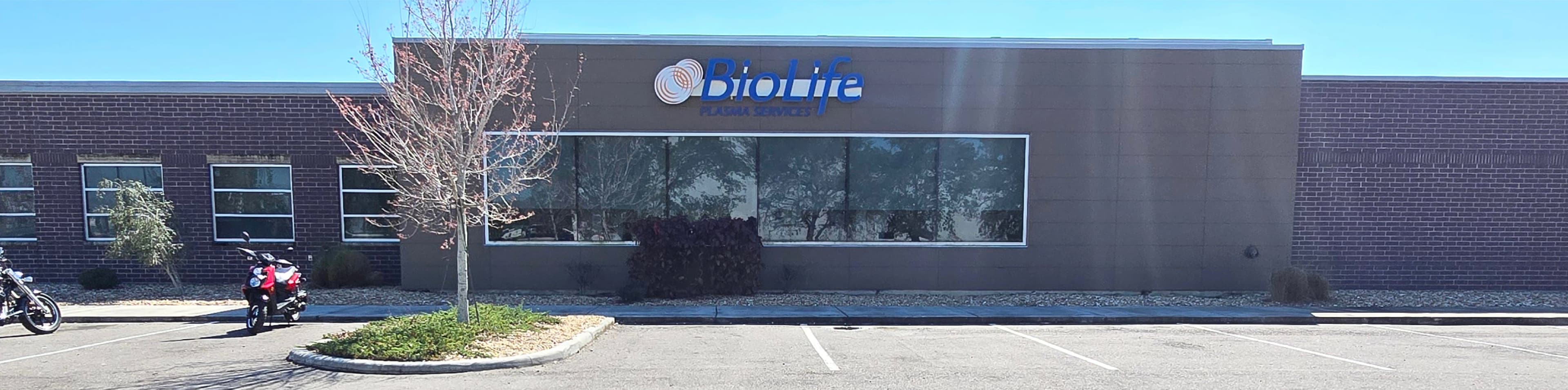 Edificio del Centro de Plasma de BioLife en Kissimmee, Florida