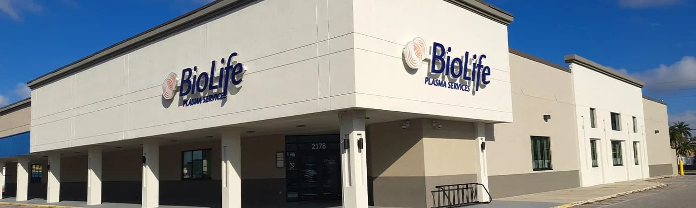 Edificio del Centro de Plasma de BioLife en Largo, Florida