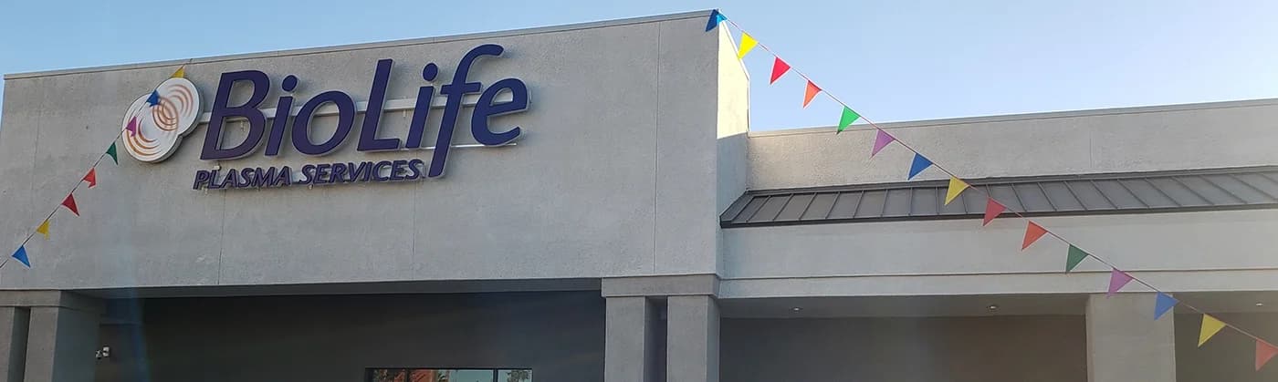 Edificio del Centro de Plasma de BioLife en Las Vegas, Nevada