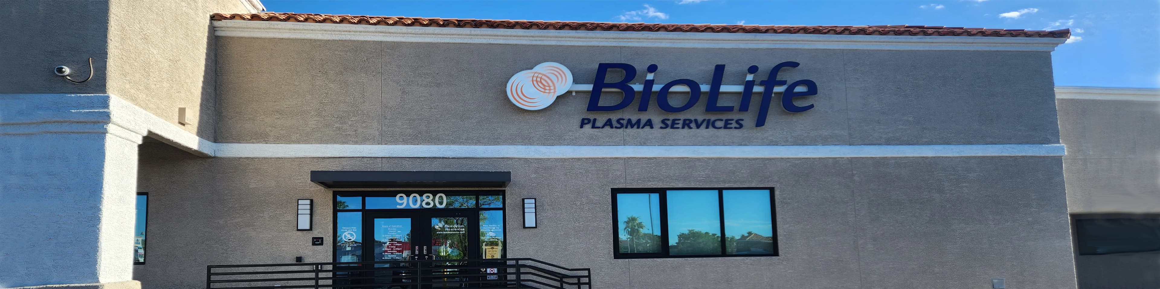 Las Vegas - Sahara near Summerlin, Nevada BioLife Plasma Center Building