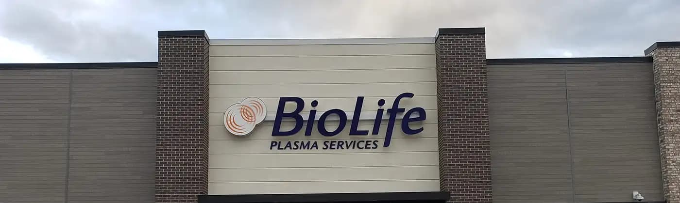 Edificio del Centro de Plasma de BioLife en Livonia, Michigan