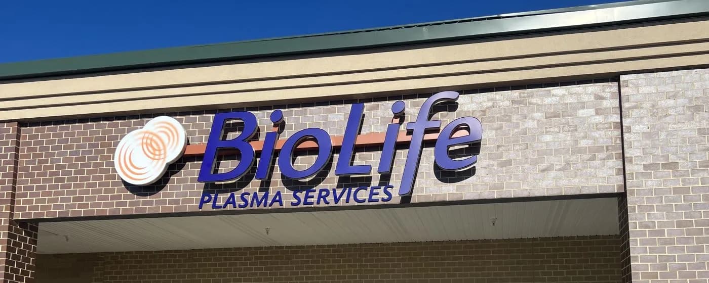 Edificio del Centro de Plasma de BioLife en Newark, Delaware