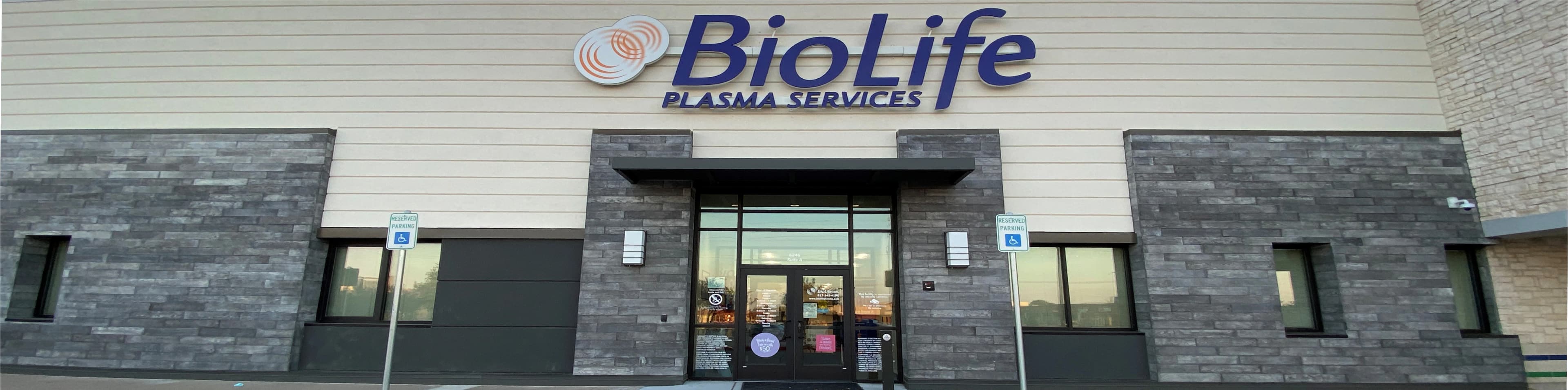Edificio del Centro de Plasma de BioLife en North Richland Hills, Texas