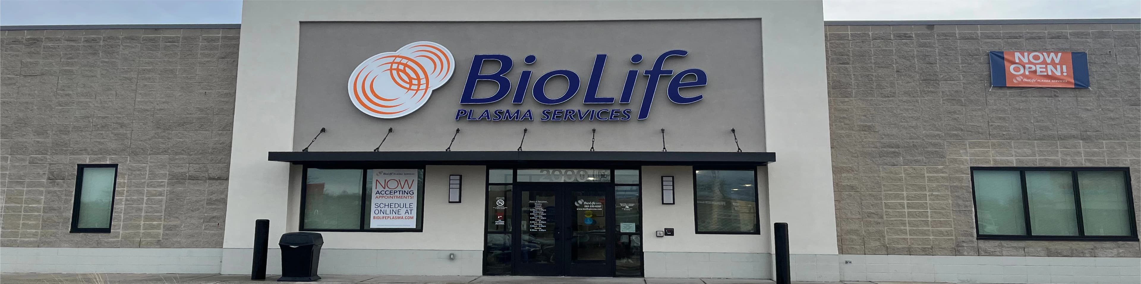 Edificio del Centro de Plasma de BioLife en Pewaukee, Wisconsin