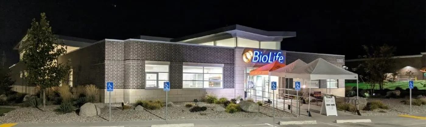 Edificio del Centro de Plasma de BioLife en Riverton, Utah