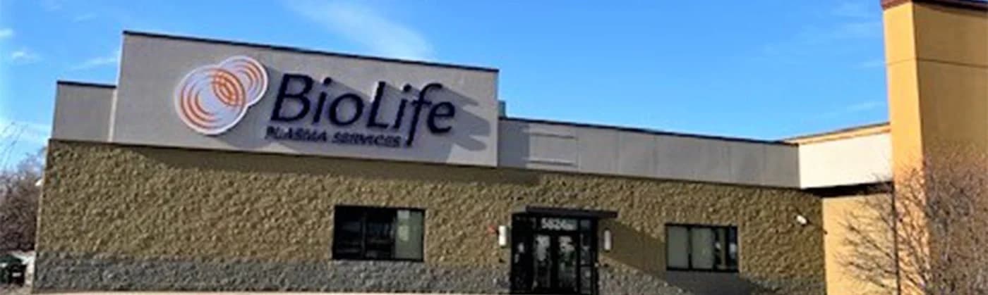 Rockford, Illinois BioLife Plasma Center Building