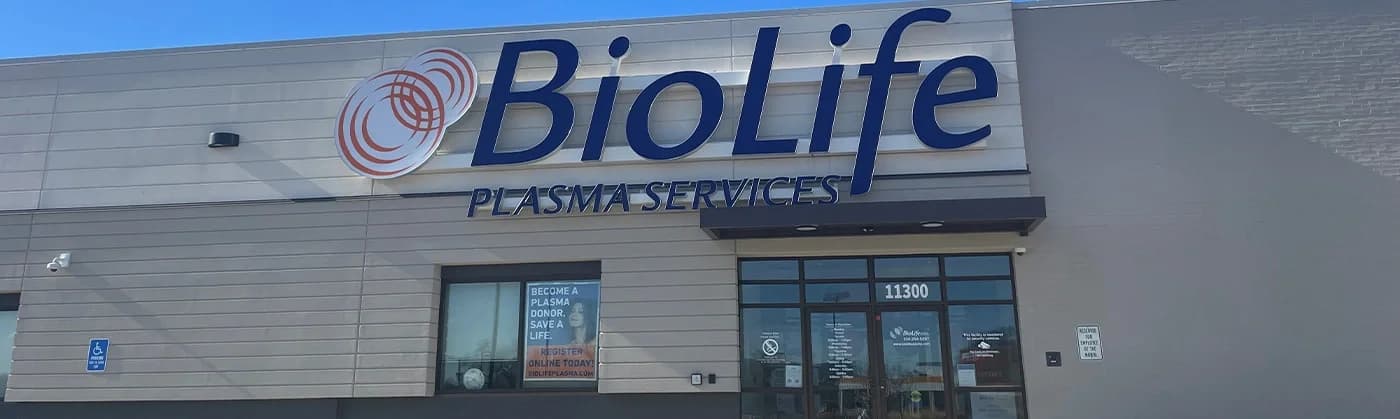 Edificio del Centro de Plasma de BioLife en Saint Ann, Missouri
