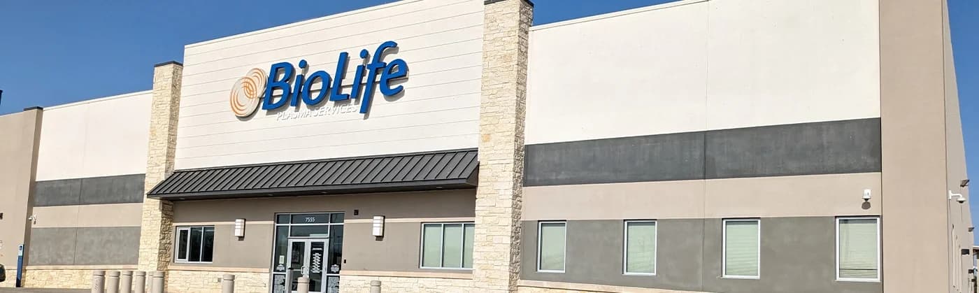 Edificio del Centro de Plasma de BioLife en San Antonio, Texas