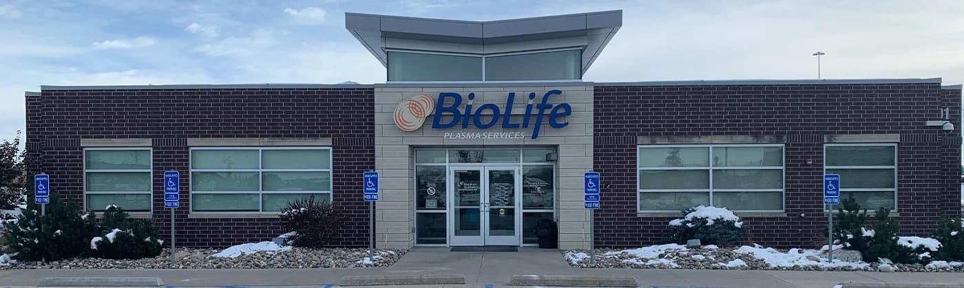 Edificio del Centro de Plasma de BioLife en West Fargo, North Dakota