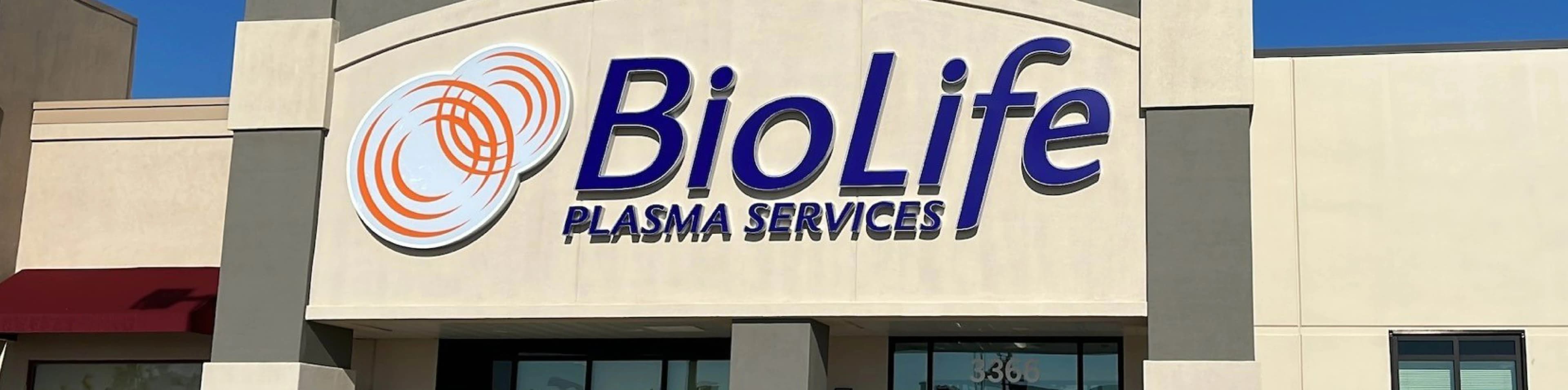 Edificio del Centro de Plasma de BioLife en Abilene, Texas